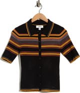 JASON WU Stripe Knit Polo