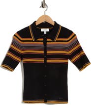 JASON WU Stripe Knit Polo