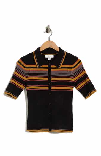 Stripe Knit Polo