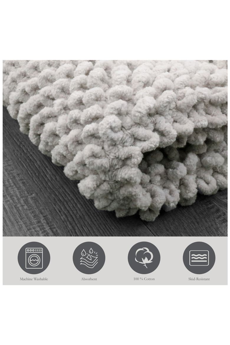 Sophie 2-Piece Bath Mat Set, Alternate, color, SOFT GRAY