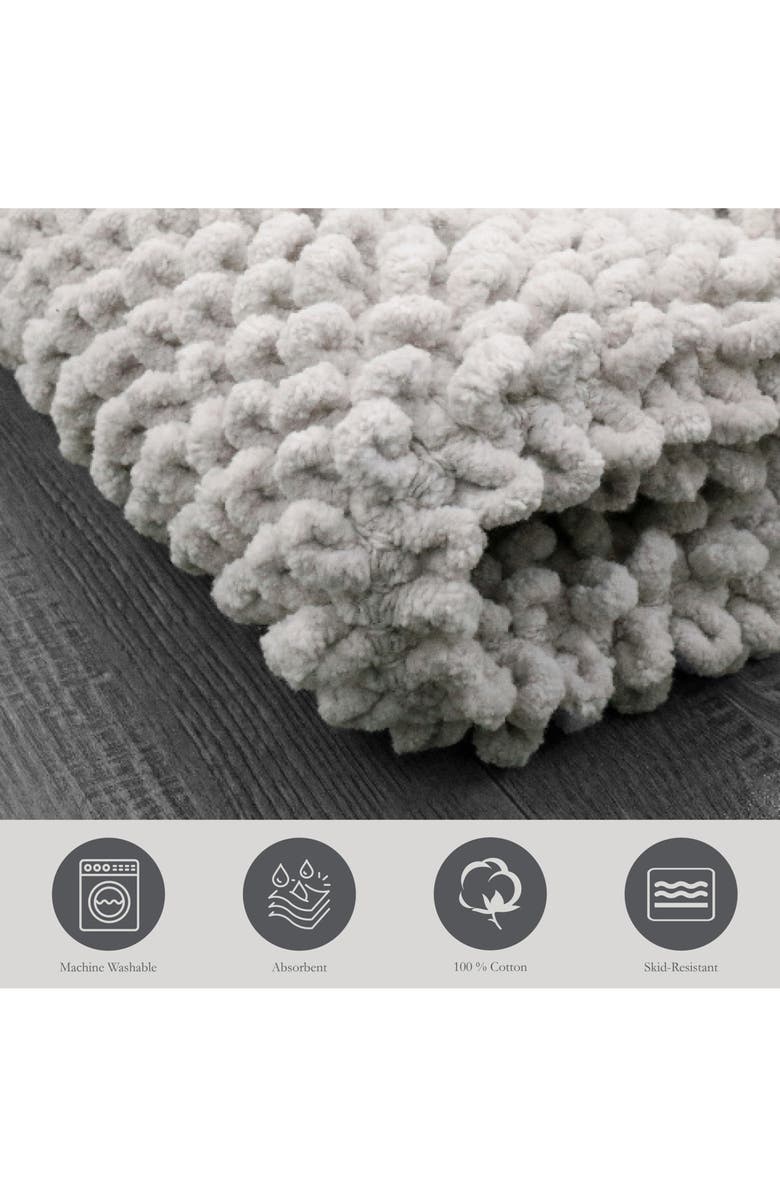 Jean Pierre New York Sophie 2-Piece Bath Mat Set, Alternate, color, Soft Gray