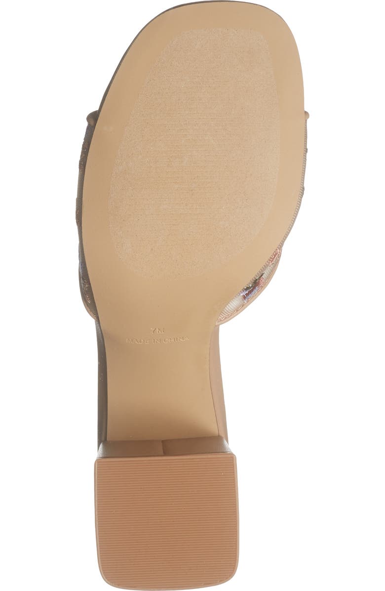 Steve Madden Claudiah Floral Embroidered Slide Sandal, Alternate, color,