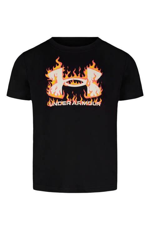 Kids' UA Tech™ Fired Up Performance Graphic T-Shirt (Little Kid)