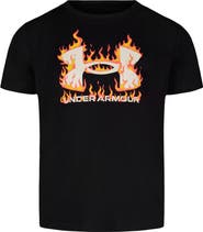 Under Armour Kids' UA Tech™ Fired Up Performance Graphic T-Shirt