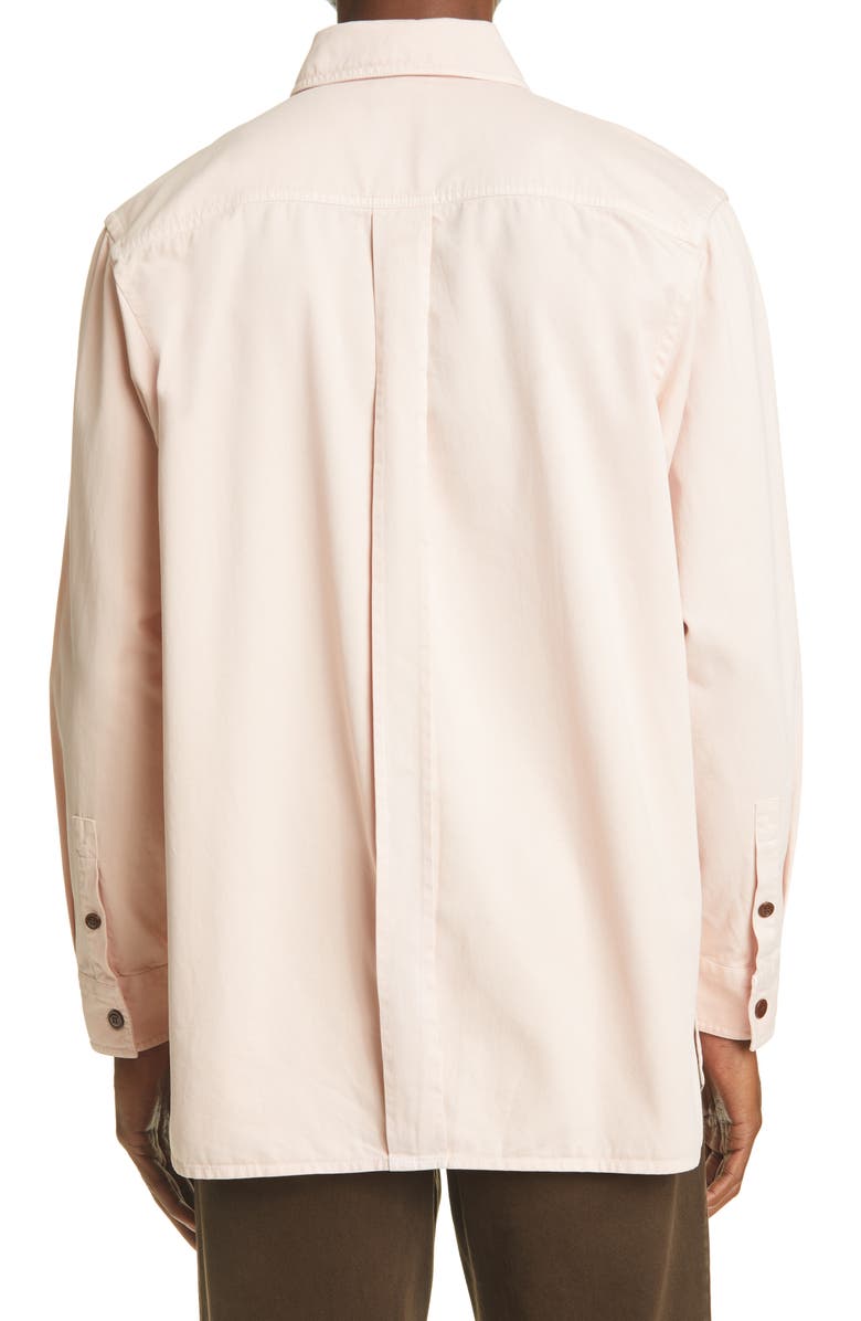 Acne Studios Houston Oversize Button-Up Shirt, Alternate, color, 
