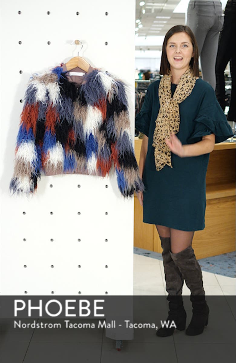 Shaggy Faux Fur Jacket, sales video thumbnail