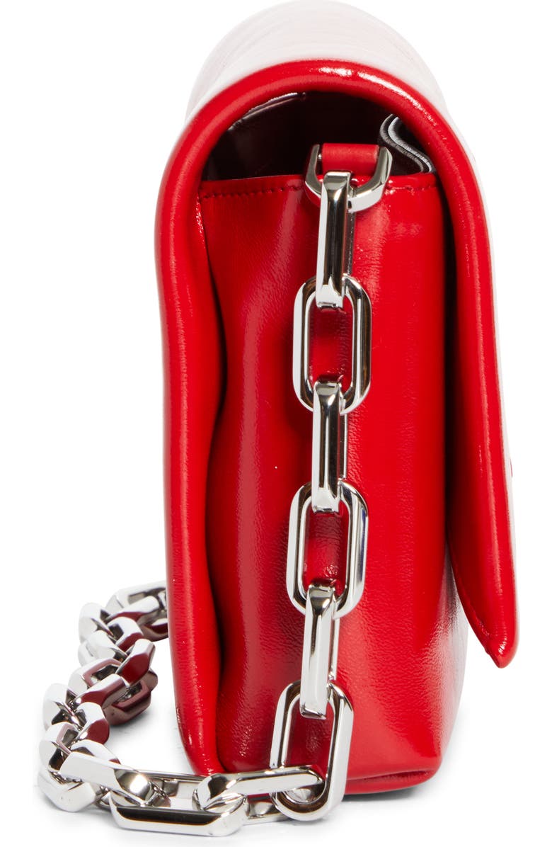 Christian Louboutin Small Loubi54 Soft Naplak Leather Shoulder Bag, Alternate, color, Loubi