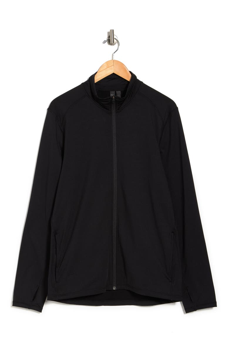 Traction Cold Weather Jacket, Alternate, color, BLACK