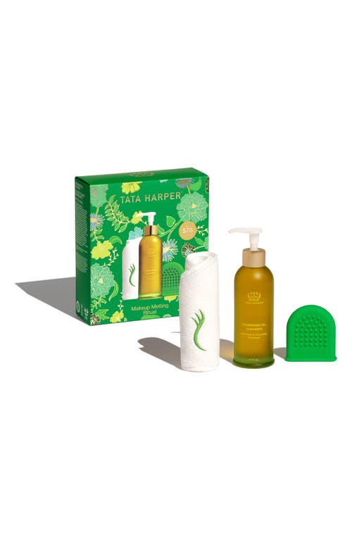 Tata Harper Skincare Makeup Melting Ritual Set $118 Value In Transparent