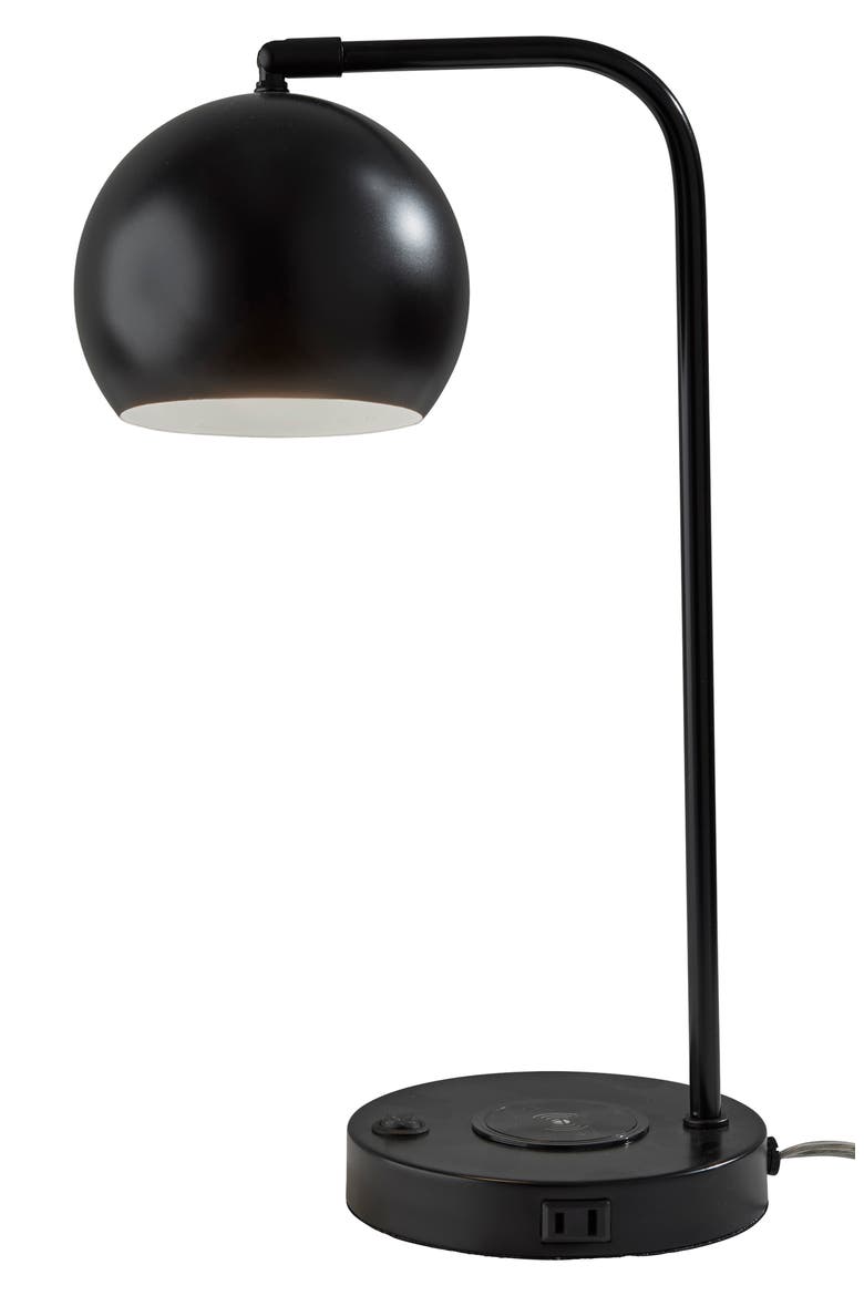 Emery Supercharger Desk Lamp, Main, color, BLACK
