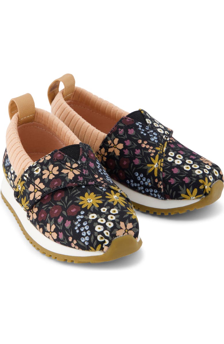 TOMS Kids' Areside Slip-On Sneaker, Alternate, color, Black