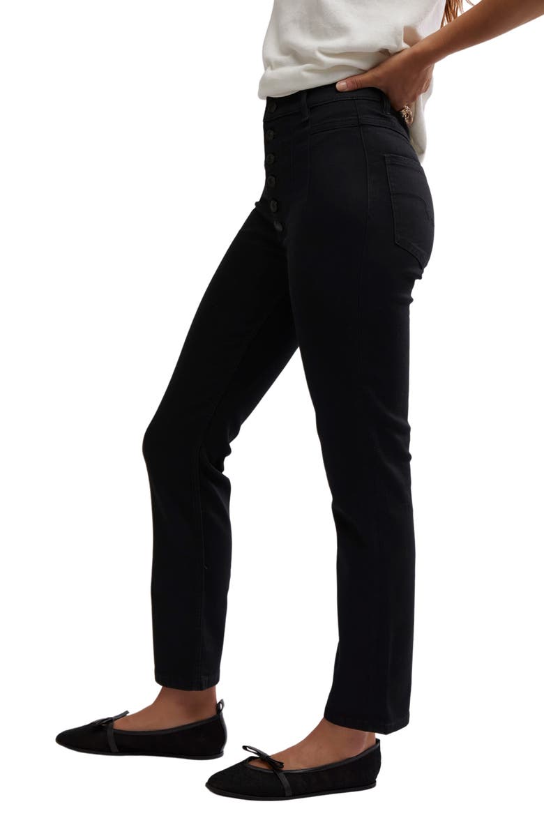 Free People Aura High Waist Slim Cigarette Jeans, Alternate, color, 