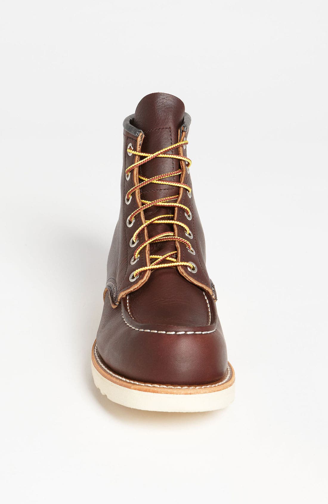 Red Wing 6 Inch Moc Toe Boot, Alternate, color, Brown Leather