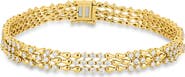 Bony Levy Mykonos Diamond 3-Row Line Bracelet (Online Trunk Show)