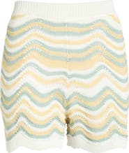 Elan Openwork Knit Shorts