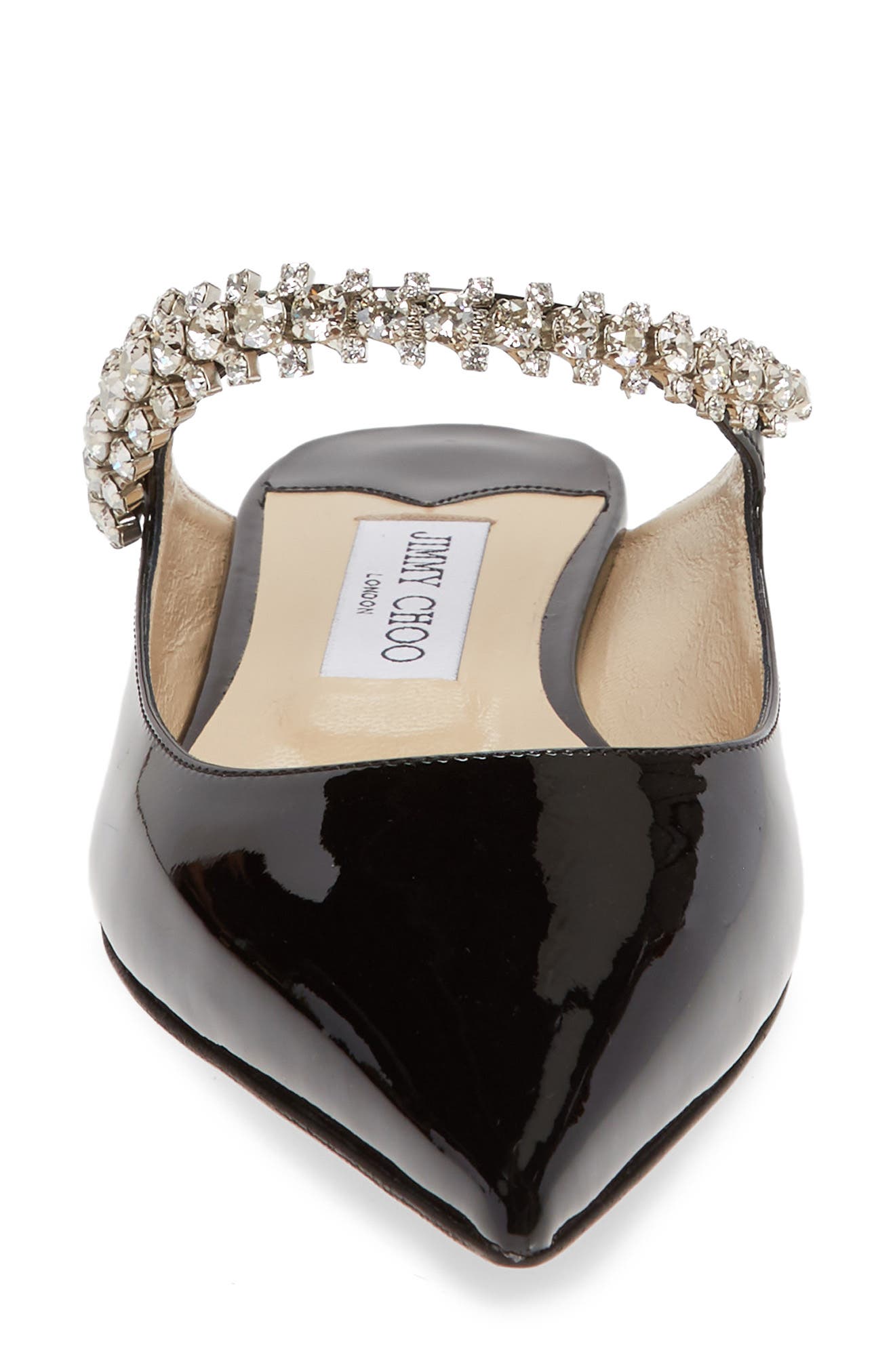 Jimmy Choo Bing Crystal Embellished Flat, Alternate, color, 