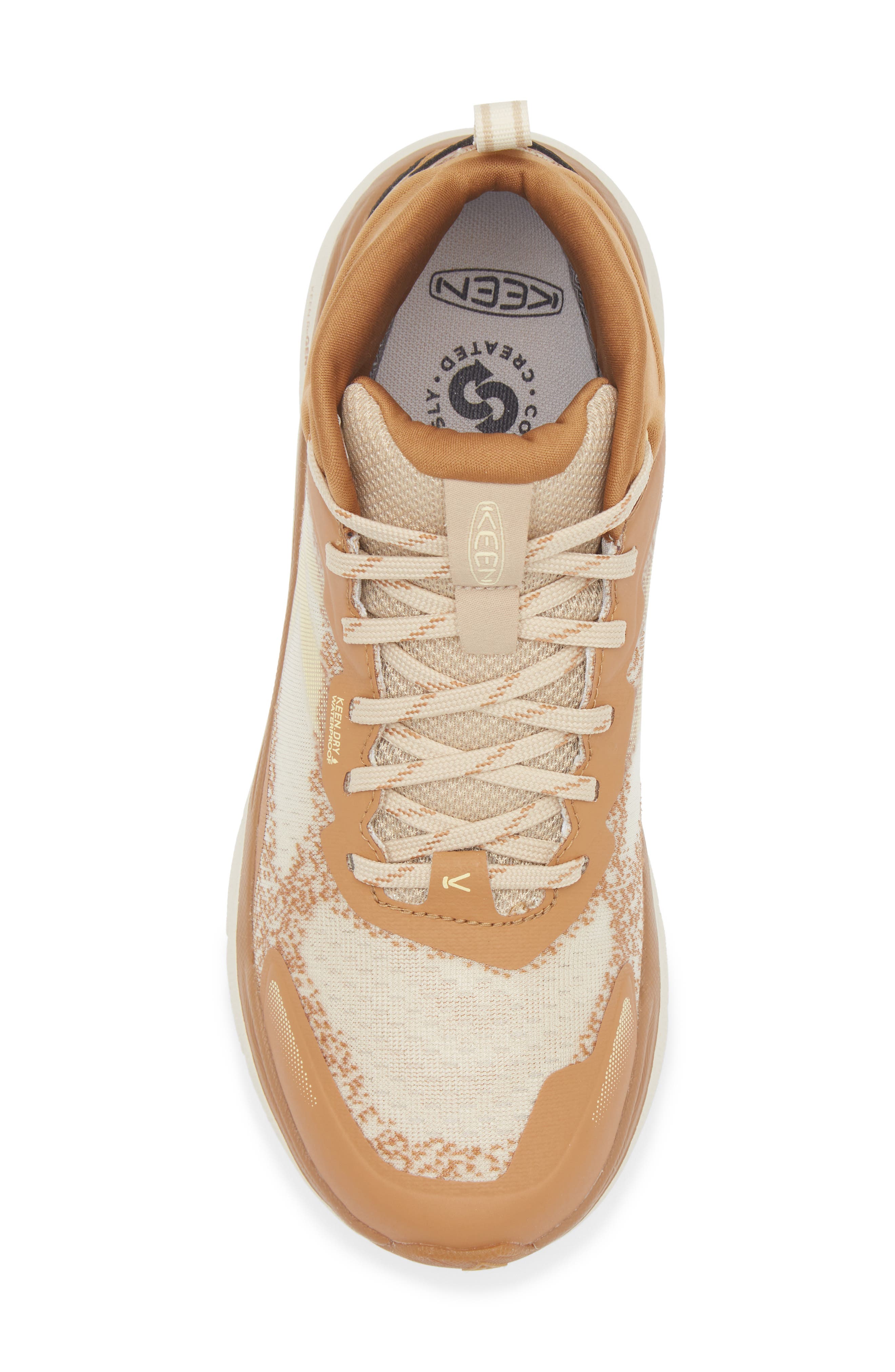 KEEN Leiki Waterproof Mid Hiking Boot, Alternate, color, Safari/ Chipmunk