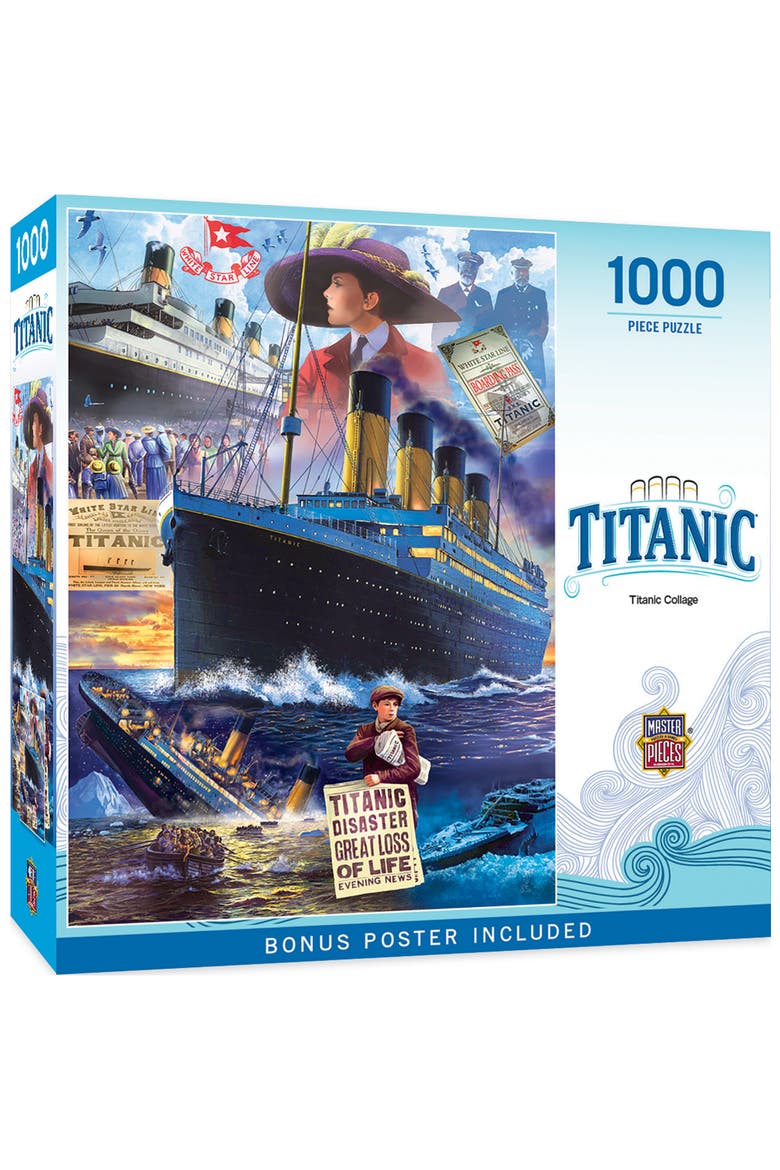 Titanic Collage 1000 Piece Jigsaw Puzzle, Main, color, Multicolor