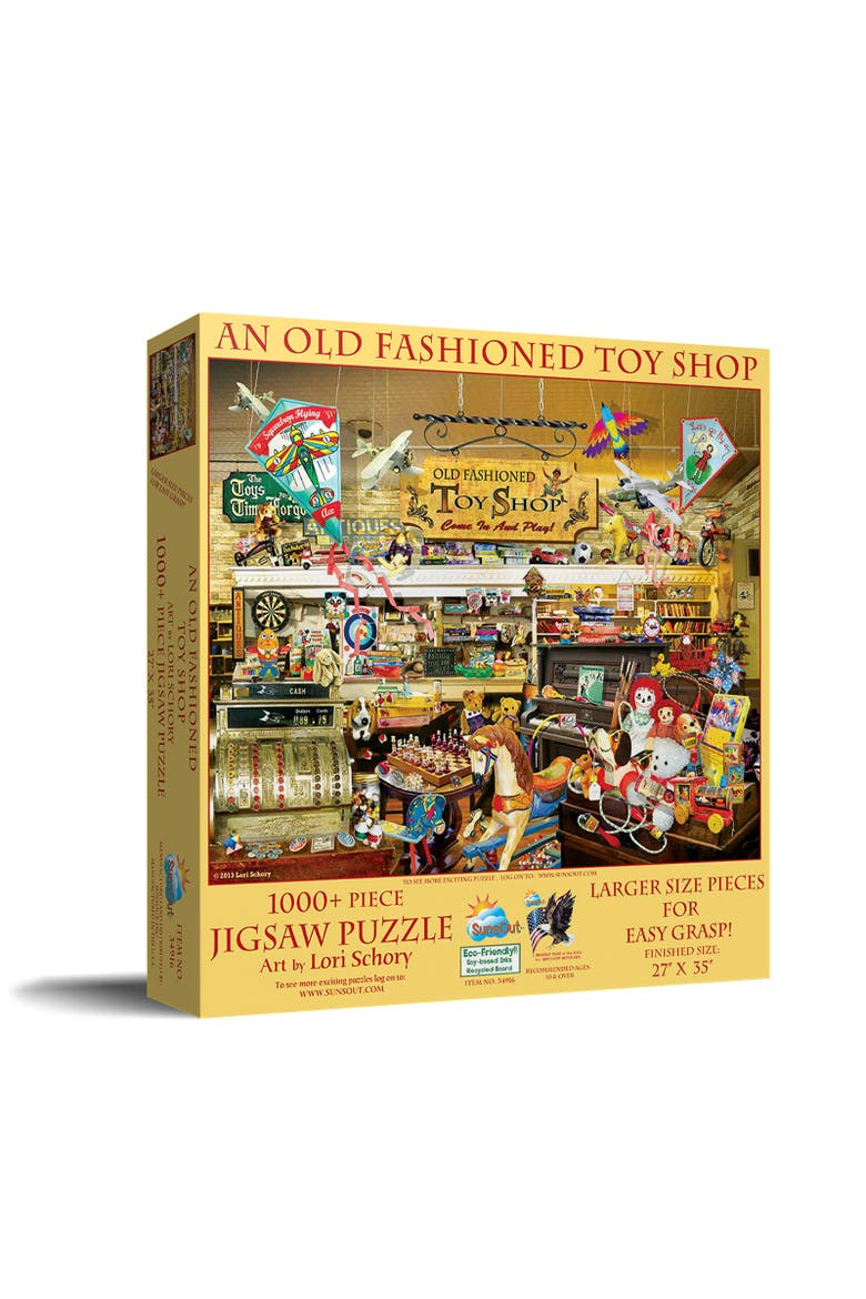 An Old Fashioned Toy Shop 1000 piece Jigsaw Puzzle for Adults Large Pieces, Main, color, Multicolor