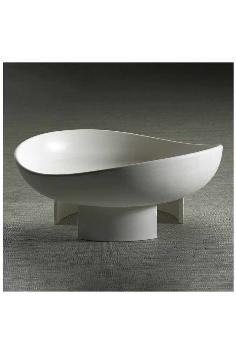 Kutani Ceramic Bowl, Alternate, color, WHITE