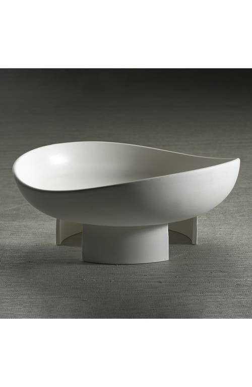 Zodax Kutani Ceramic Bowl In White