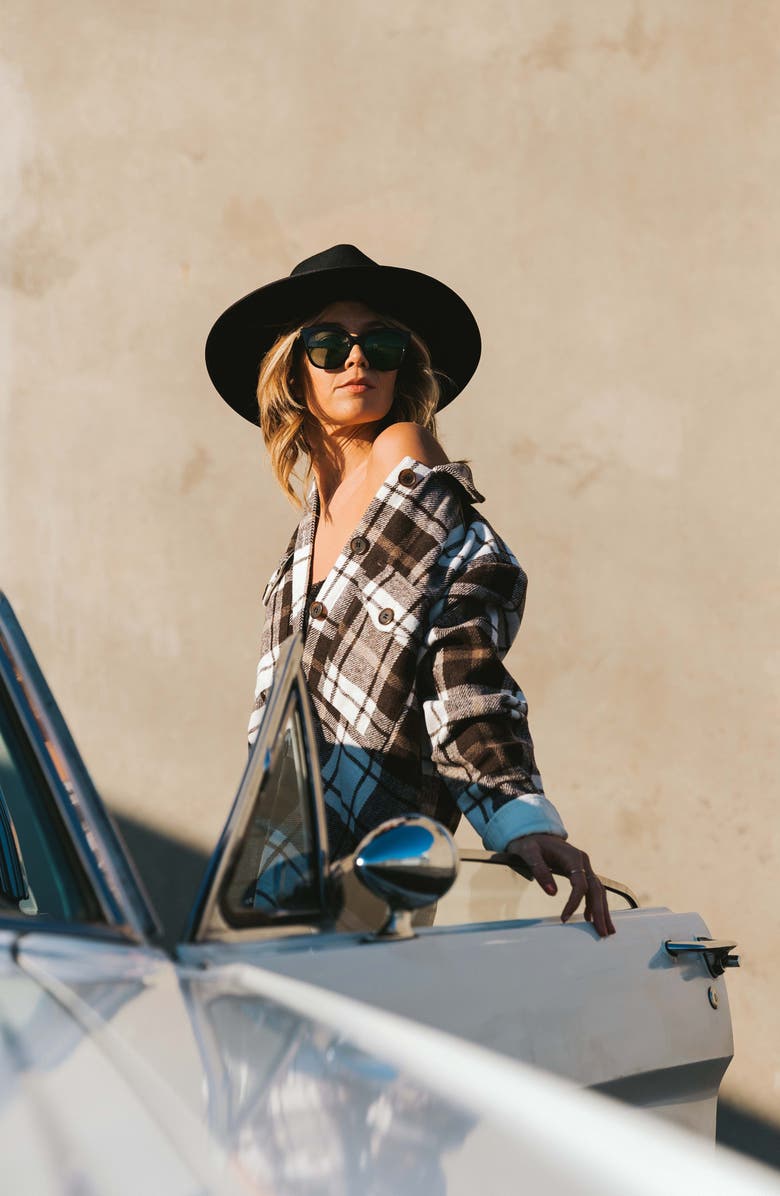 Vincero Ellison 54mm Polarized Round Sunglasses, Alternate, color,