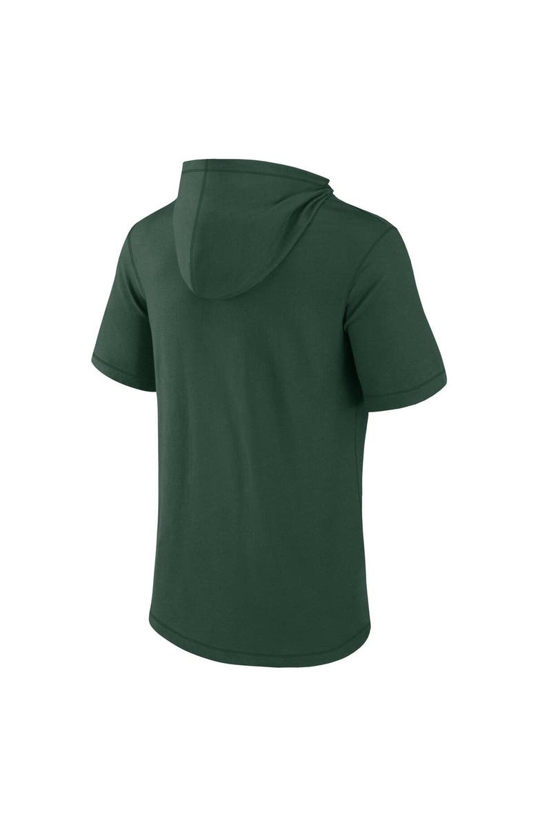 FANATICS Men's Fanatics Branded  Green Miami Hurricanes Primary Logo Hoodie T-Shirt, Alternate, color, 