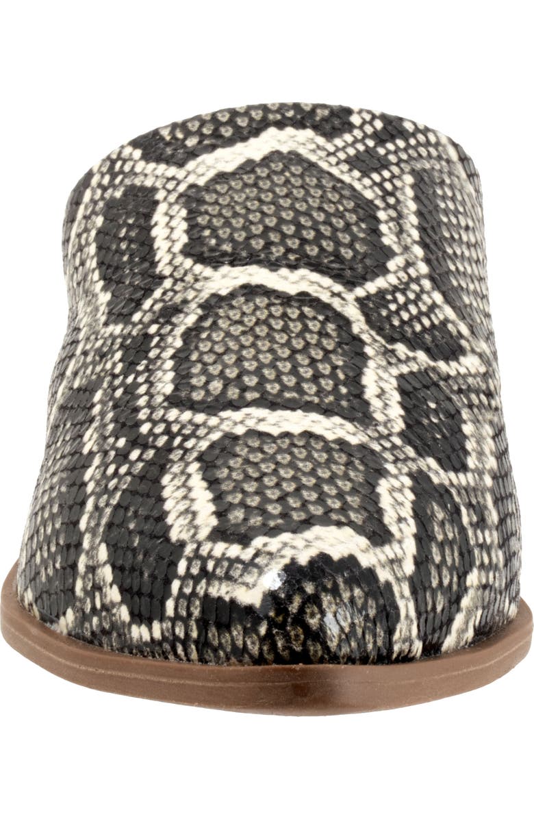 Bueno Bambi Pointed Toe Mule, Alternate, color, Black Snake