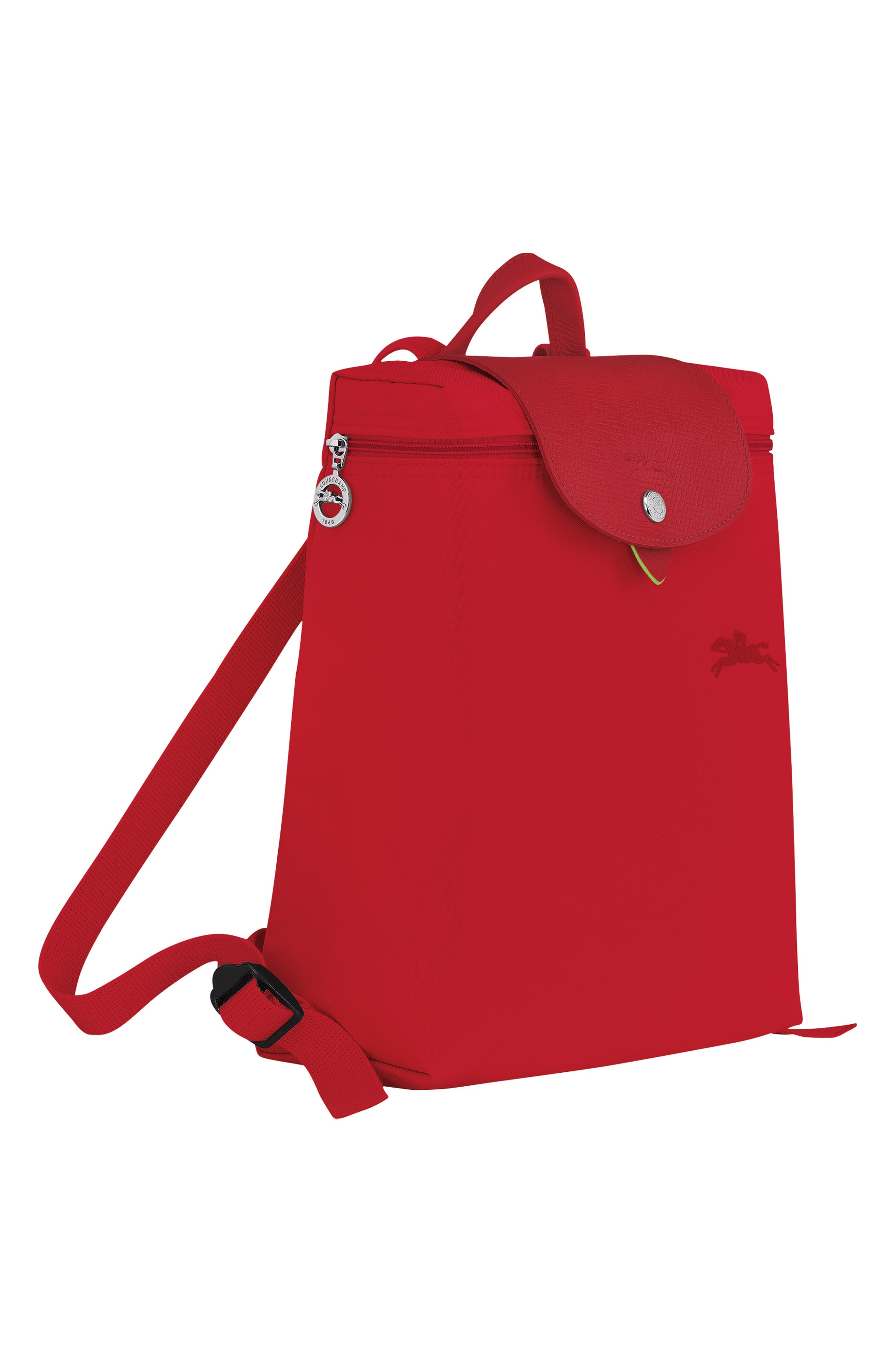 Le Pliage Recycled Canvas Backpack, Alternate, color, TOMATO