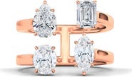 Everyday By HauteCarat Fancy Four-Stone Lab Created Diamond Ring