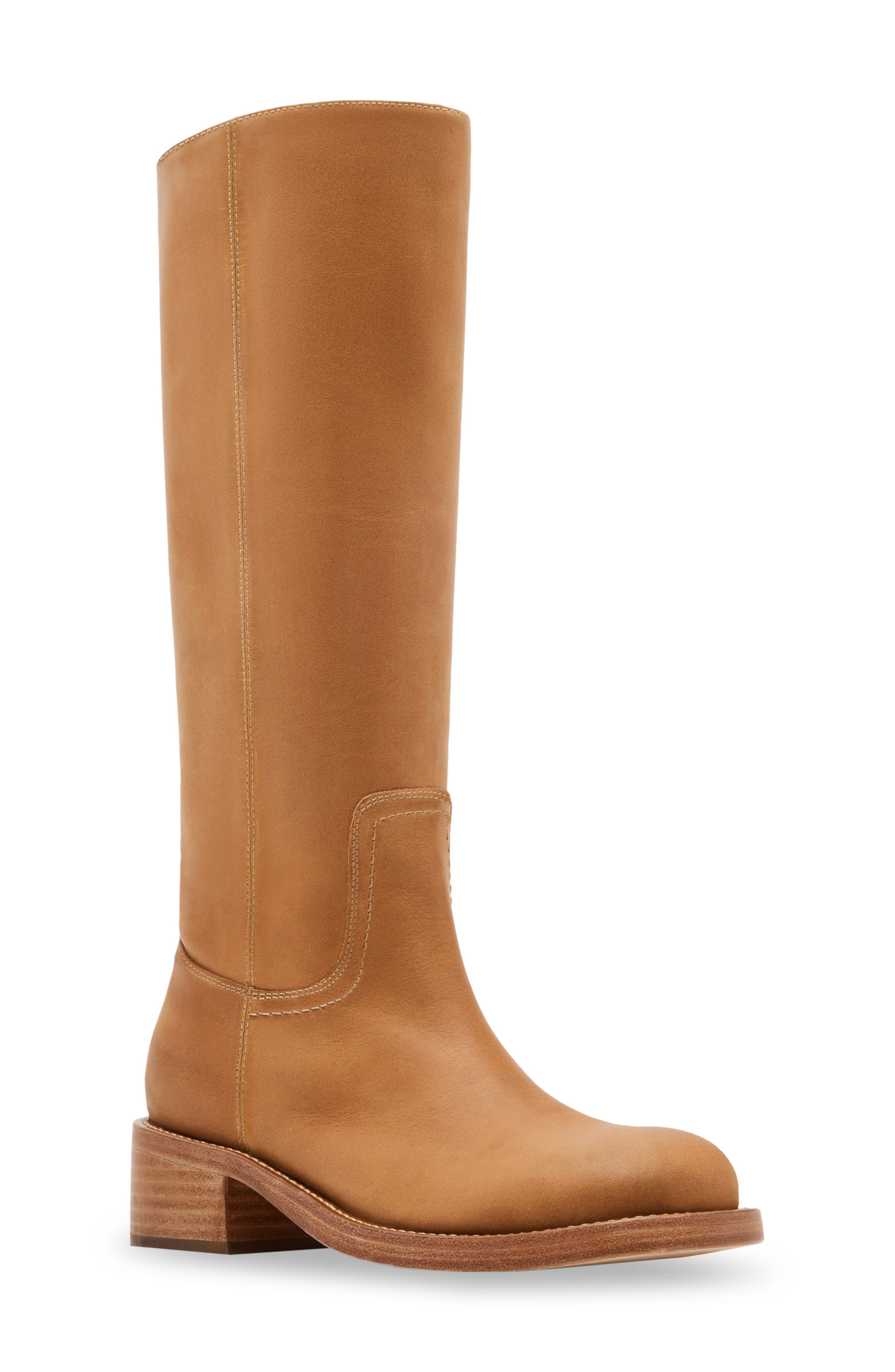 Steve Madden Riggs Knee High Boot, Main, color, Banana Lea
