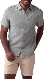The Normal Brand Freshwater Short Sleeve Button-Up Shirt