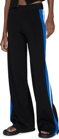 MANGO Side Stripe Wide Leg Track Pants | Nordstrom MANGO Side Stripe Wide Leg Track Pants | Nordstrom