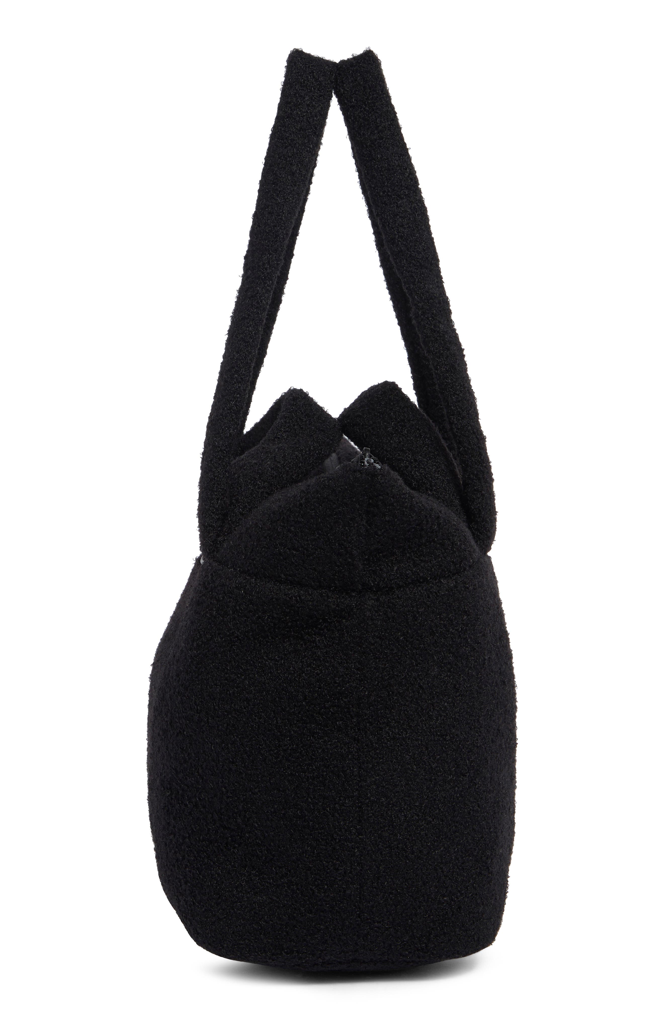 Thacker Glenn Medium Teddy Tote, Alternate, color, Black