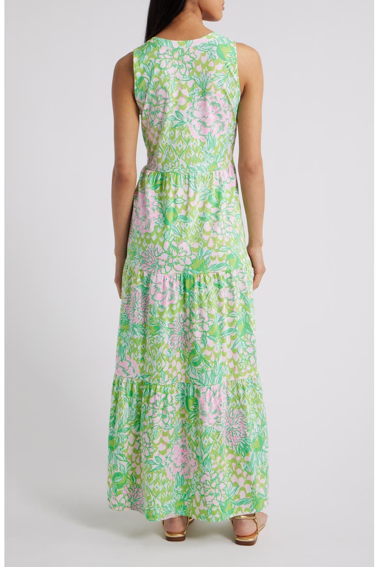 lilly pulitzer for target maxi dress citrus and style: Outfit: Floral Maxi Dress