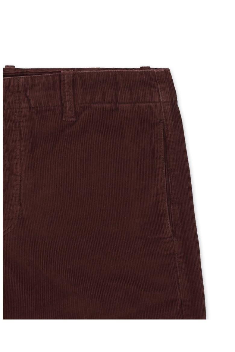 Pink Corduroy Trousers, Alternate, color, Burgundy