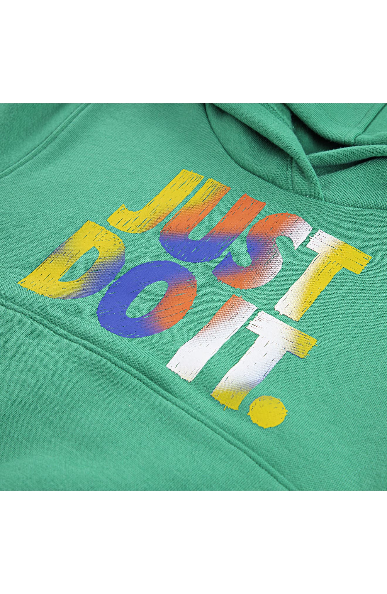 just do it colorful hoodie