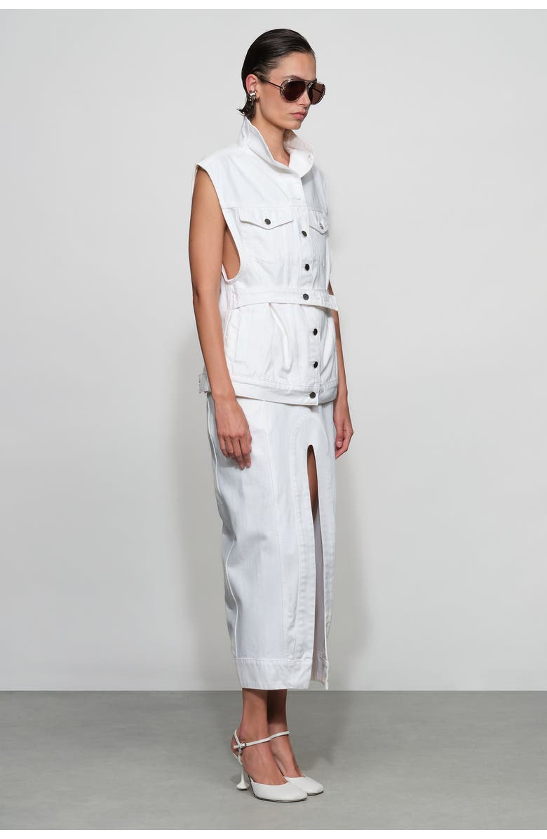 Et Ochs Sylas Denim Vest, Alternate, color, White