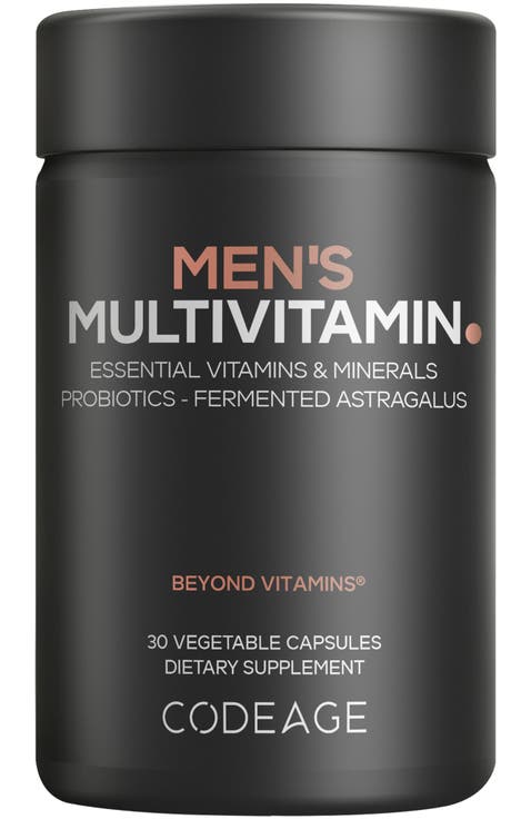 Men's Multivitamin, Vitamin A, C, D3, E, B12, Zinc, Selenium, Chromium, Probiotics
