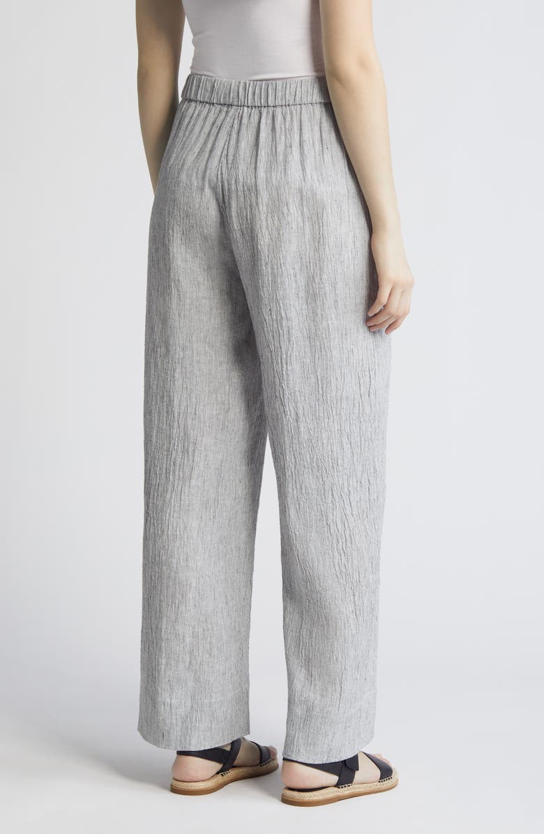 Eileen Fisher Organic Linen Wide Leg Pants, Alternate, color, 