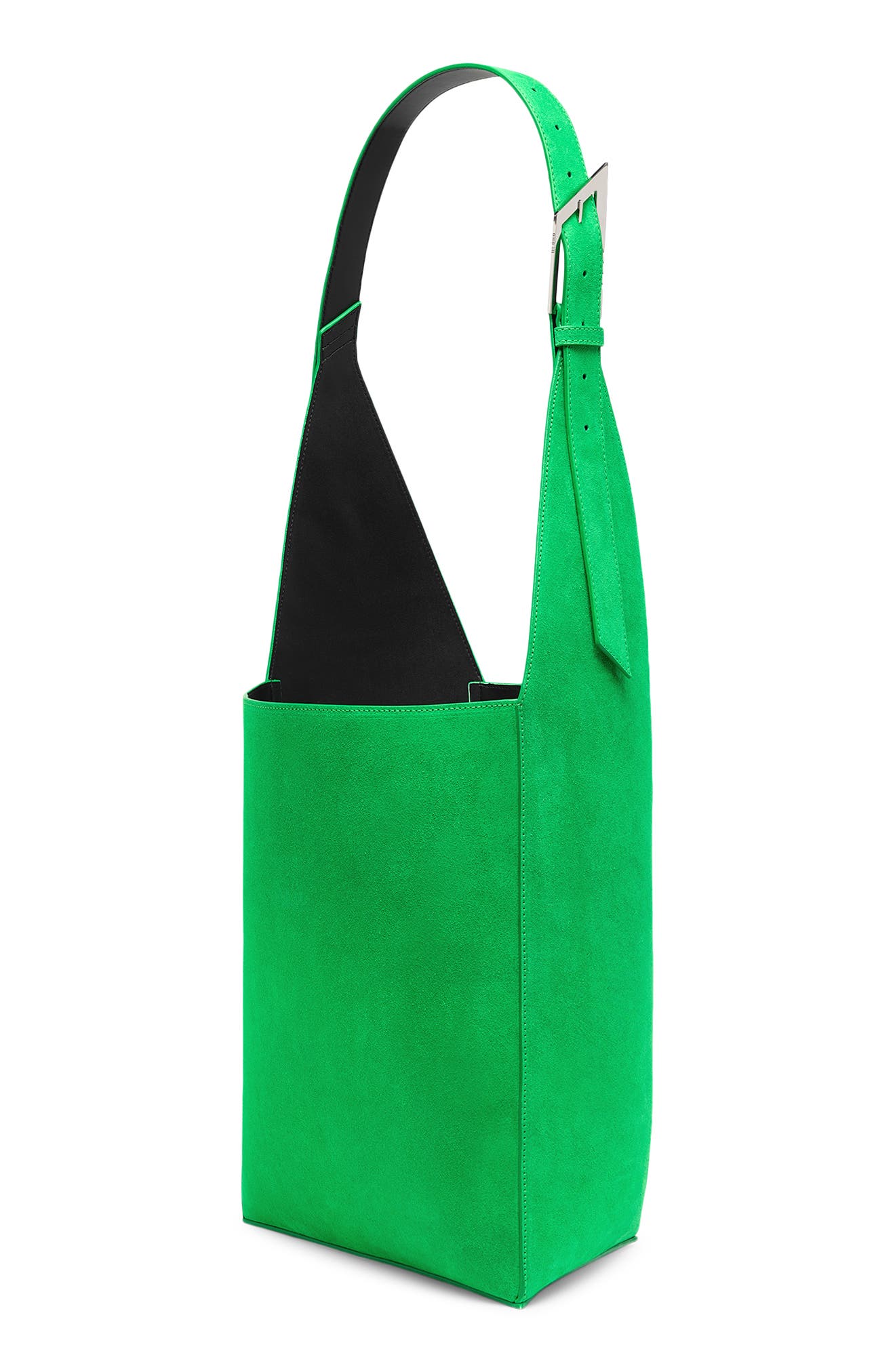 The Attico 12PM Leather Tote, Alternate, color, 