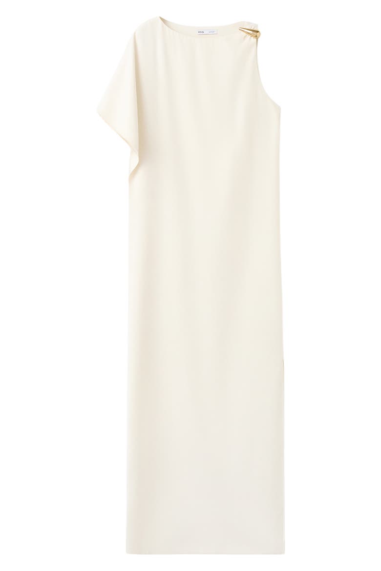 Asymmetric Column Dress, Main, color, ECRU