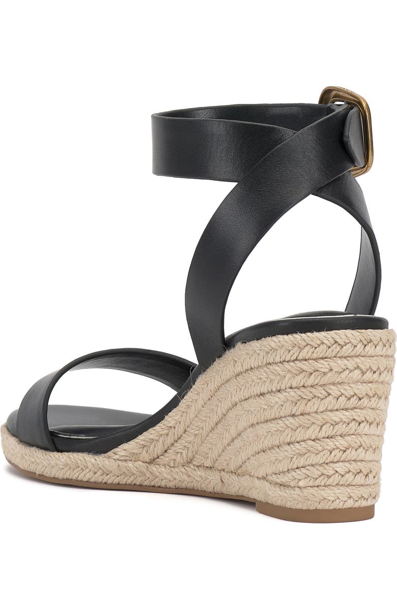 Vince Camuto Felia Wedge Sandal, Alternate, color, Black