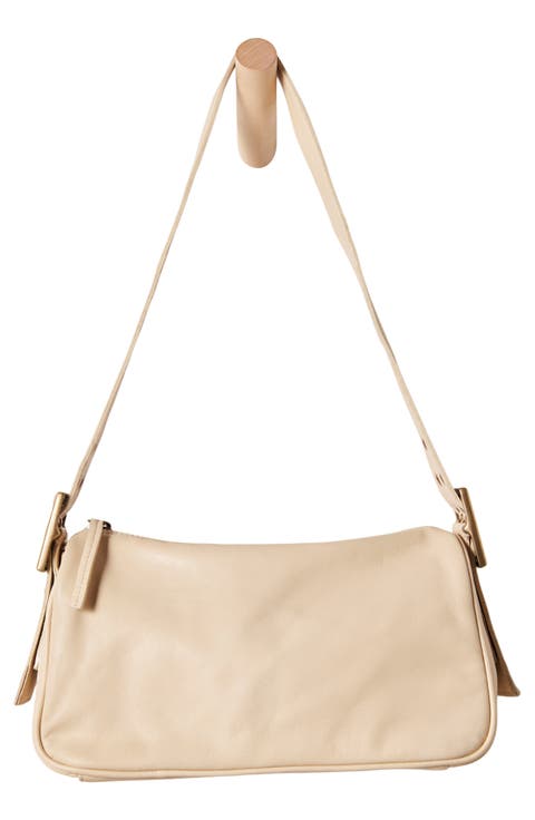 Army Candy Leather Baguette Bag