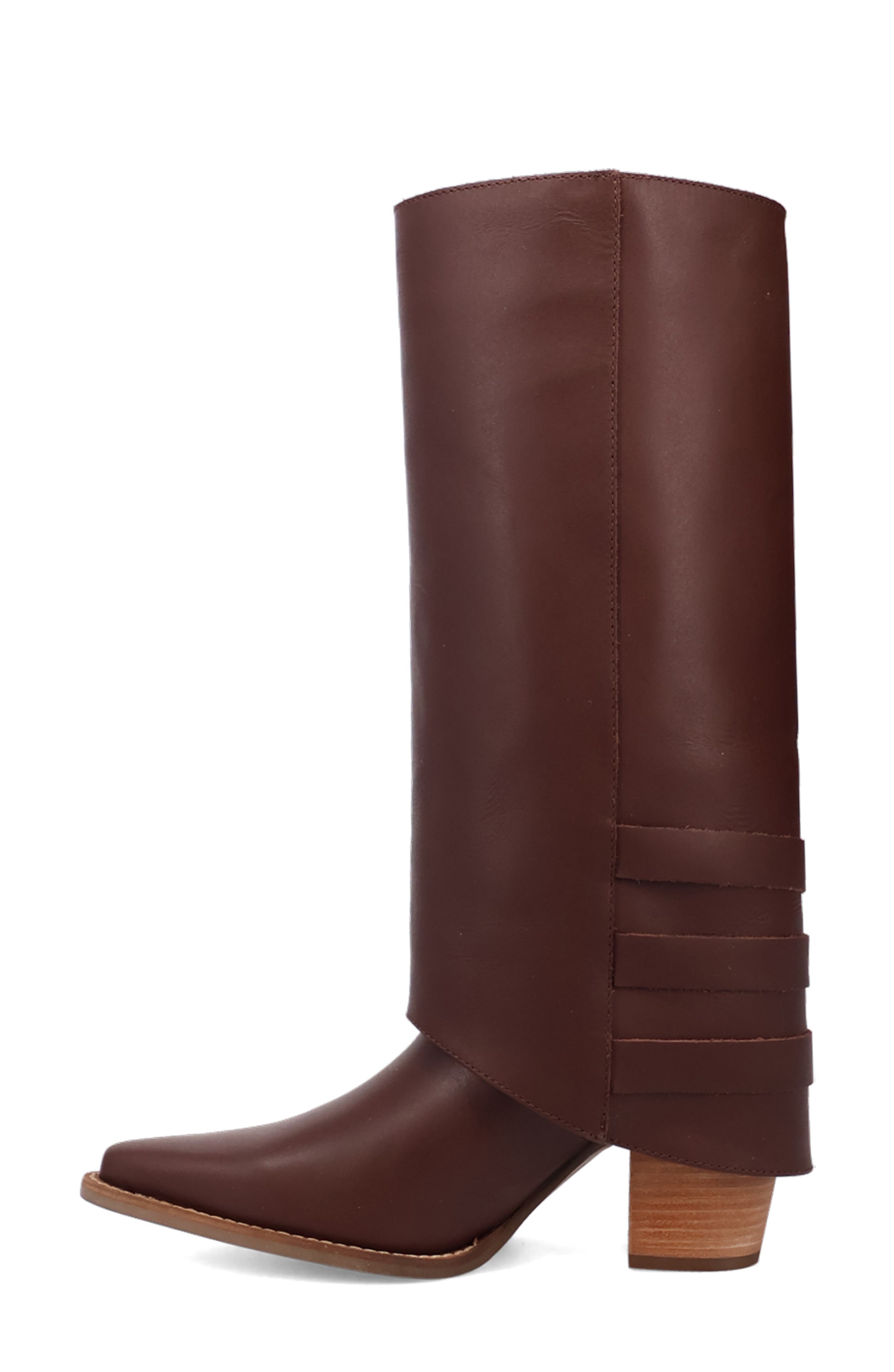 Urban Cowgirl Western Boot, Alternate, color, BROWN