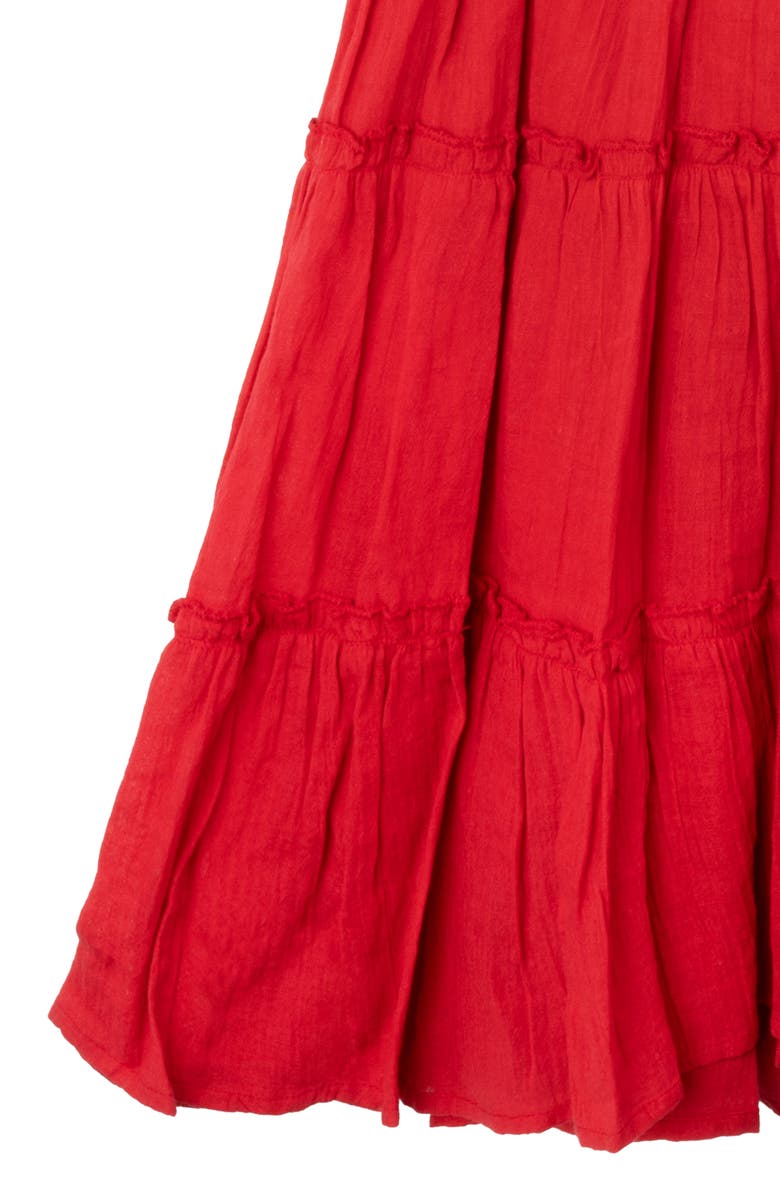 Rare Editions Kids' Floral Lace Dress, Alternate, color, Red
