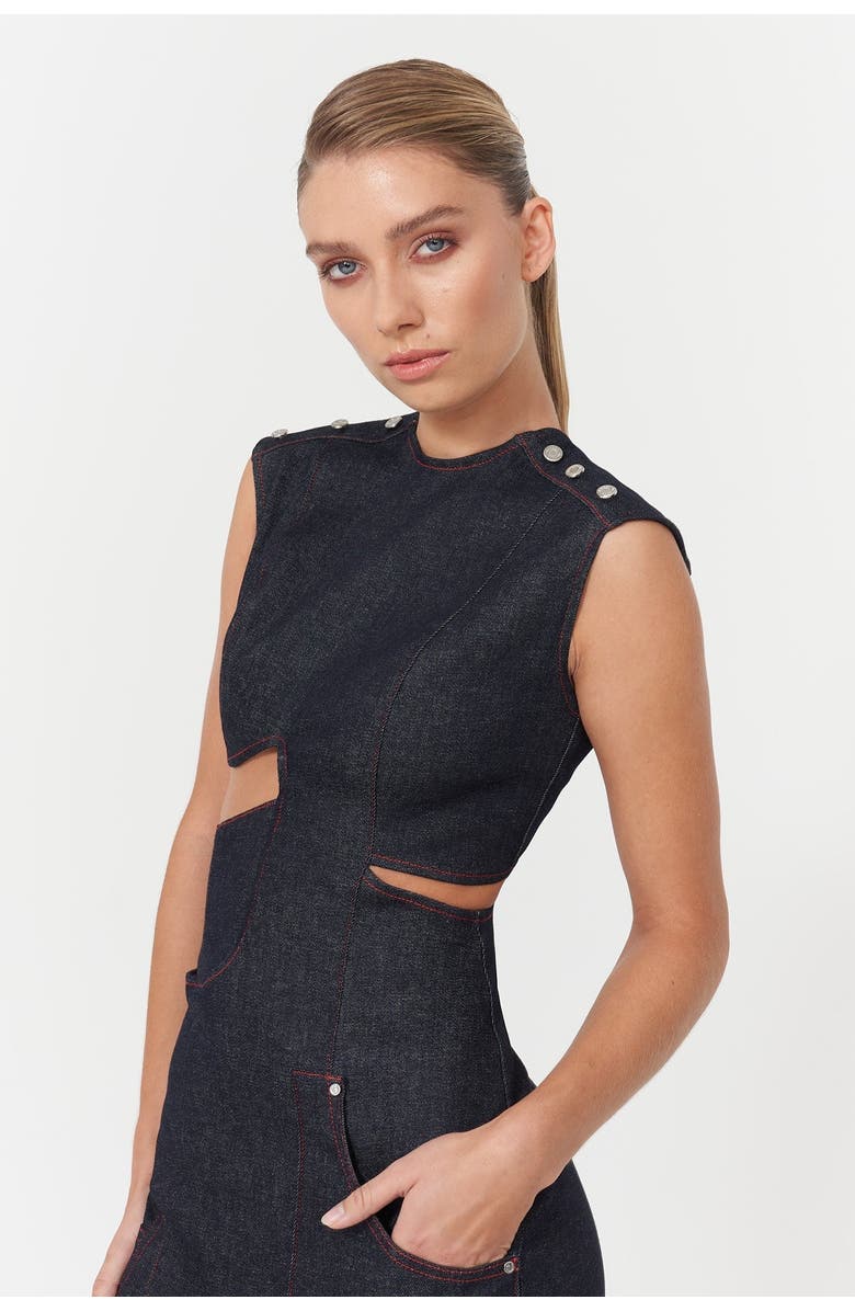 Jendue Harvey Maxi Dress, Alternate, color, Ecru