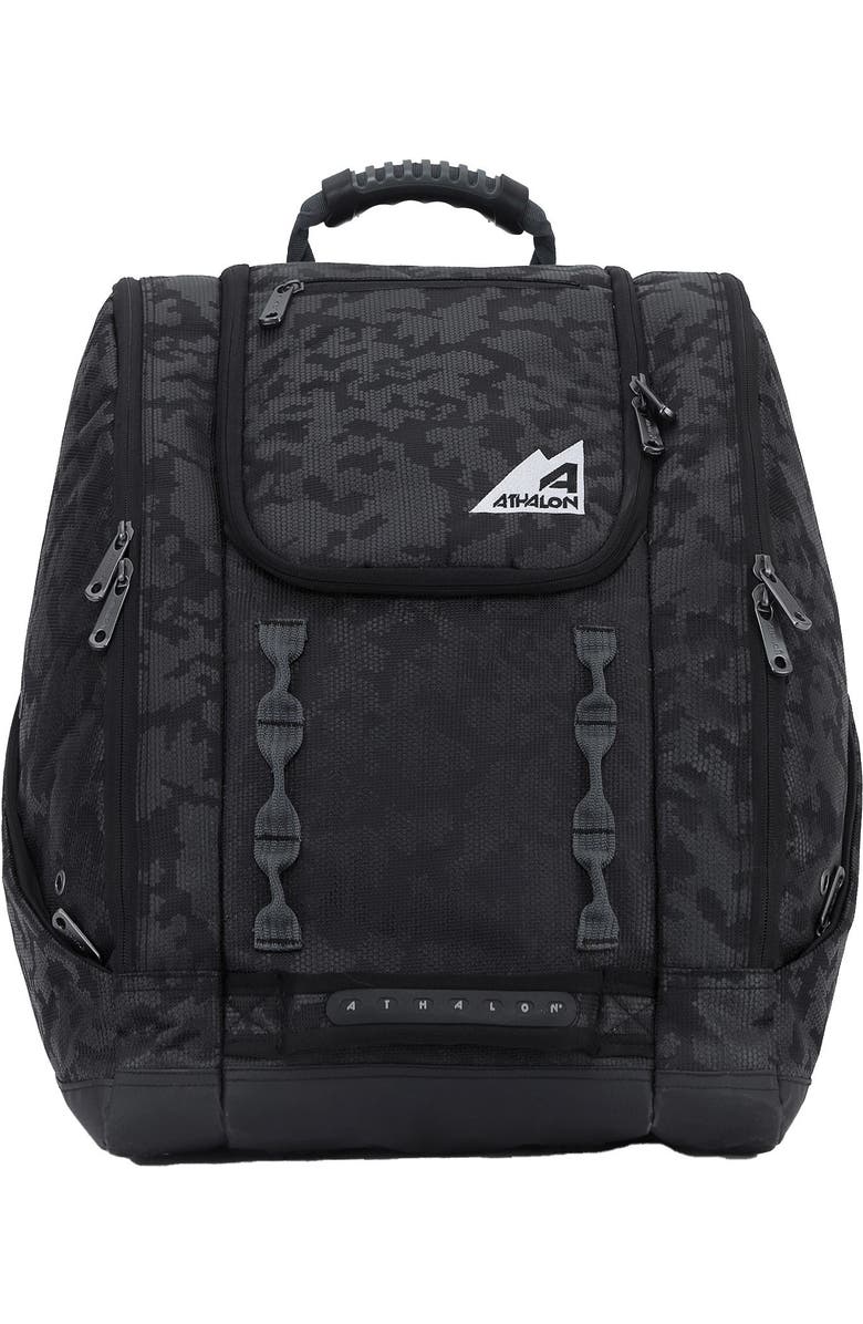 Athalon Everything Ski Boot Bag Gear Pack with Ventilated Boot Compartments, Alternate, color, Nightvision