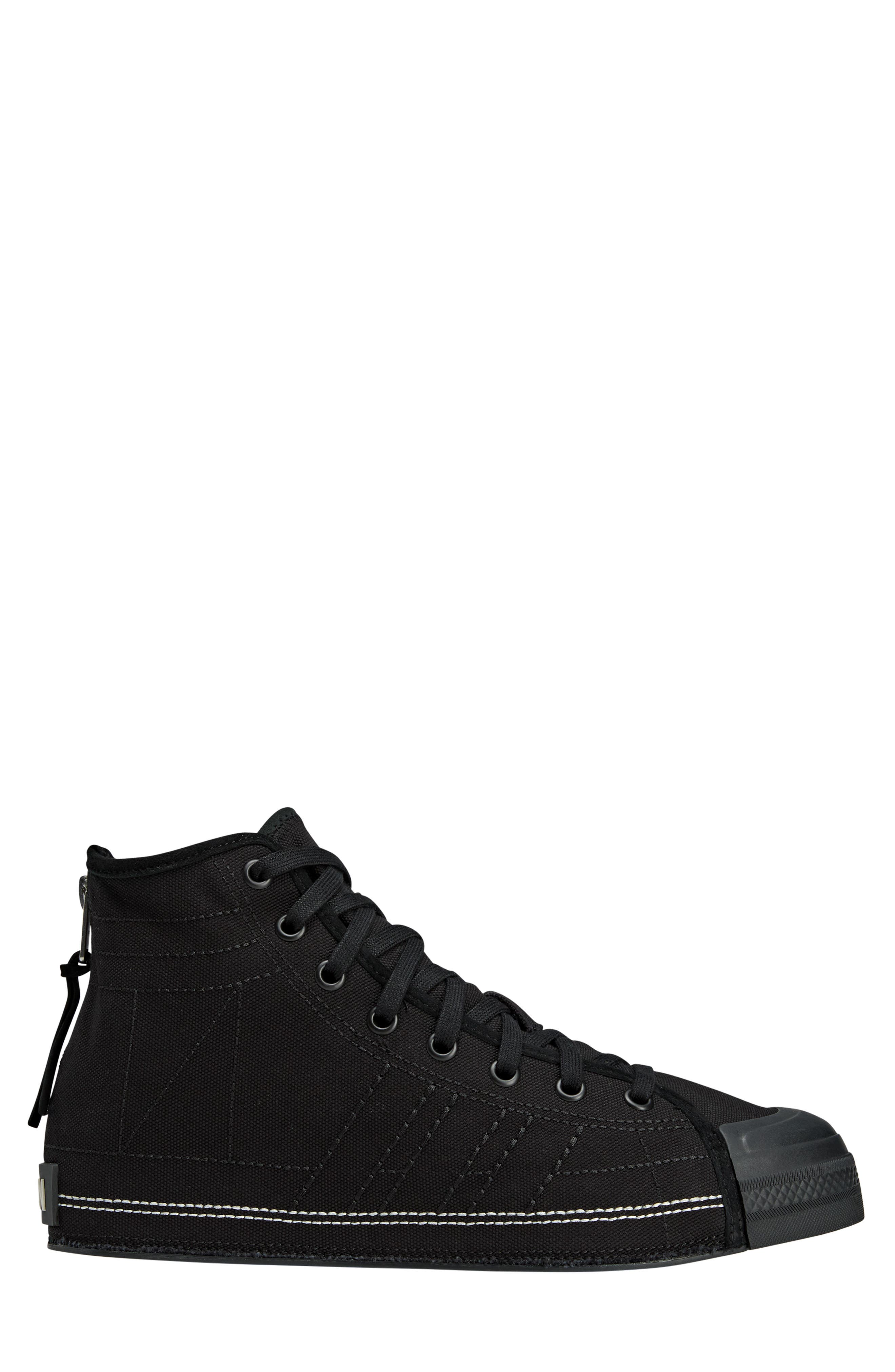 Y-3 x NEIGHBORHOOD Gender Inclusive Y-3-N Nizza Hi Sneaker, Alternate, color, Black/ Black/ Black
