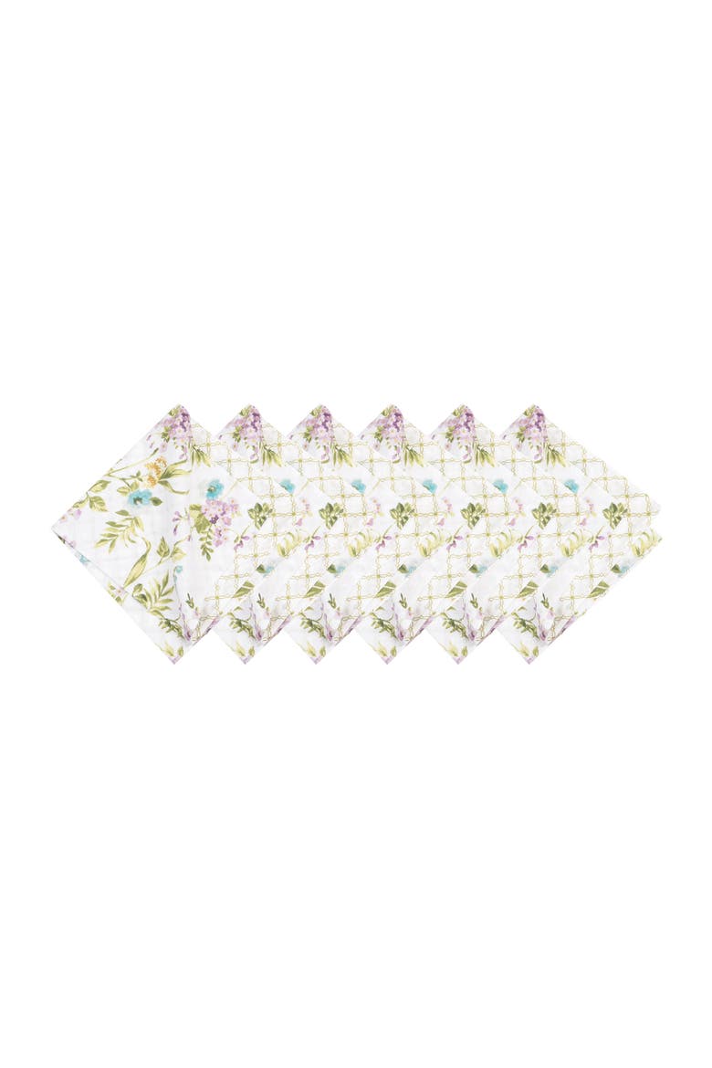 Carley Napkin, Set of 6, Main, color, Green